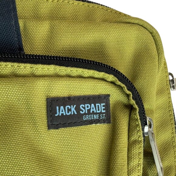 JACK SPADE Greene St. Messenger Bag. Green Canvas, Heavy Industrial. Durable. - Picture 2 of 10